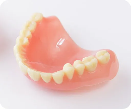 レジン床義歯（プラスチック義歯）